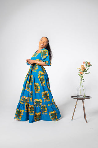 Ayaoba Square Neck Maxi Dress Dresses