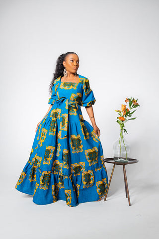 Ayaoba Square Neck Maxi Dress Dresses
