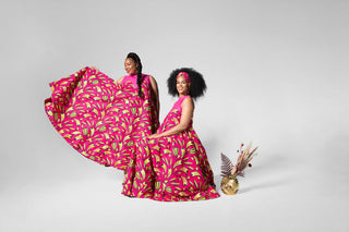 Abeba Pink Flare Dress Women’s Dress