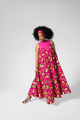 Abeba Pink Flare Dress Women’s Dress