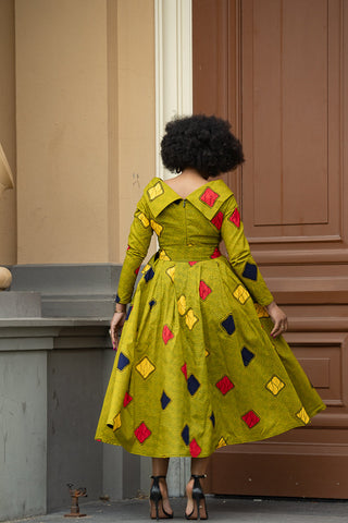 Aberash Long Sleeve Dress Apparel & Accessories