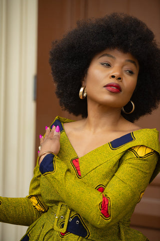 Aberash Long Sleeve Dress Apparel & Accessories