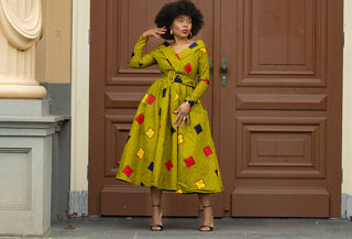 Aberash Long Sleeve Dress Apparel & Accessories