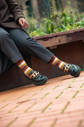 ABUJA BOGOLAN SOCKS UK 4-8/EU 36-41