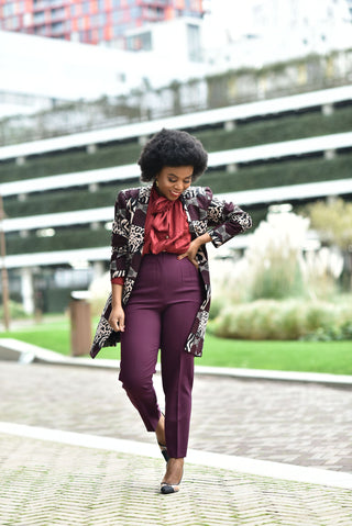 Feyi Animal Print Jacket Women’s Dress