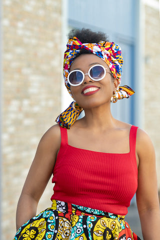Abiba Kente Headwrap Accessories