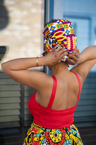 Abiba Kente Headwrap Accessories