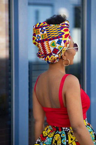 Abiba Kente Headwrap Accessories