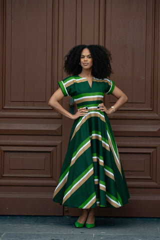 Peju Olive Green Dress Dresses