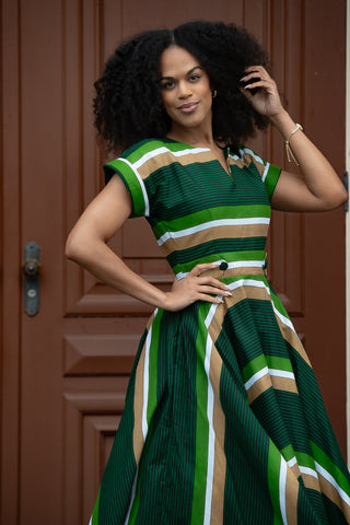 Peju Olive Green Dress Dresses