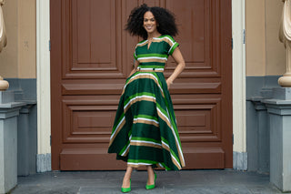 Peju Olive Green Dress Dresses