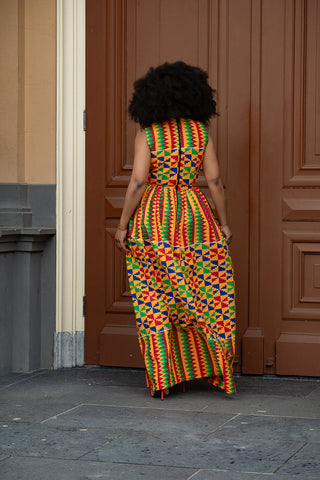 Asana Kente Maxi Dress Dresses
