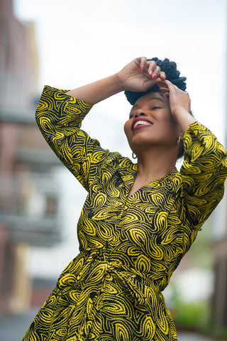 Amahle Yellow Dress Dresses