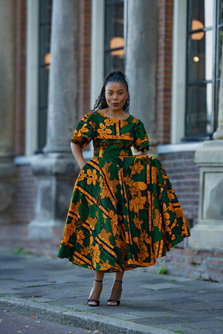 ADESUA GREEN DRESS