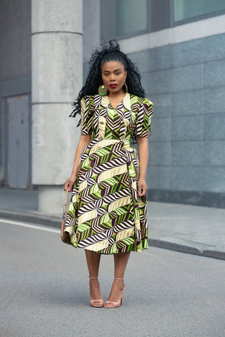 ABISOLA GOLD DRESS Women’s Dress