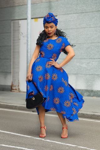 ANTONIA BLUE HEADWRAP HEADWRAPS