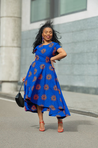 ANTONIA BLUE HIGH LOW DRESS Women’s Dress