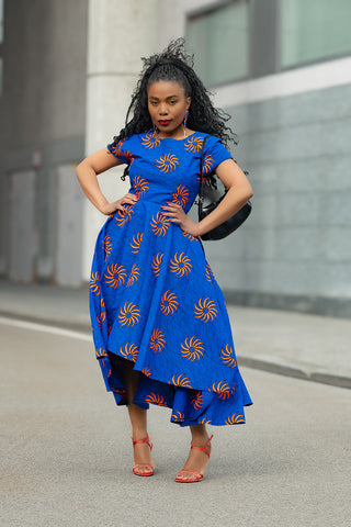 ANTONIA BLUE HIGH LOW DRESS Women’s Dress