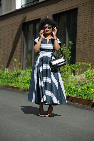 PRE-ORDER PEJU WHITE AND BLACK DRESS Women’s Dress