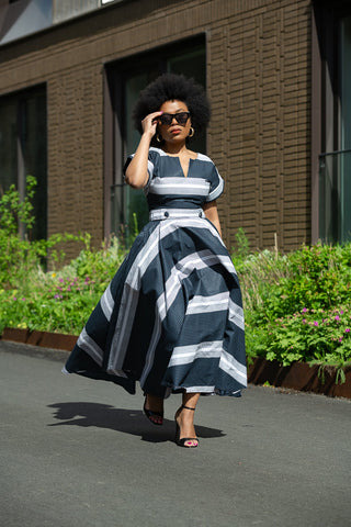 PRE-ORDER PEJU WHITE AND BLACK DRESS Women’s Dress