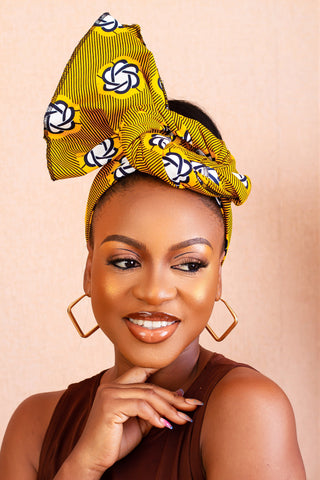 Amahle Yellow Headwrap Accessories