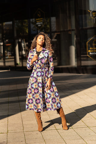 ORIANA PURPLE AND GOLD JACKET