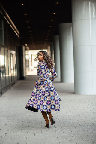 ORIANA PURPLE AND GOLD JACKET