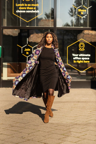 ORIANA PURPLE AND GOLD JACKET