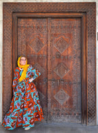 Derin Orange Maxi Dress