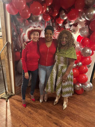 Oyin Green and Gold Midi Dress