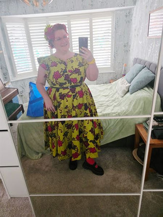 Selena Floral Midi Dress