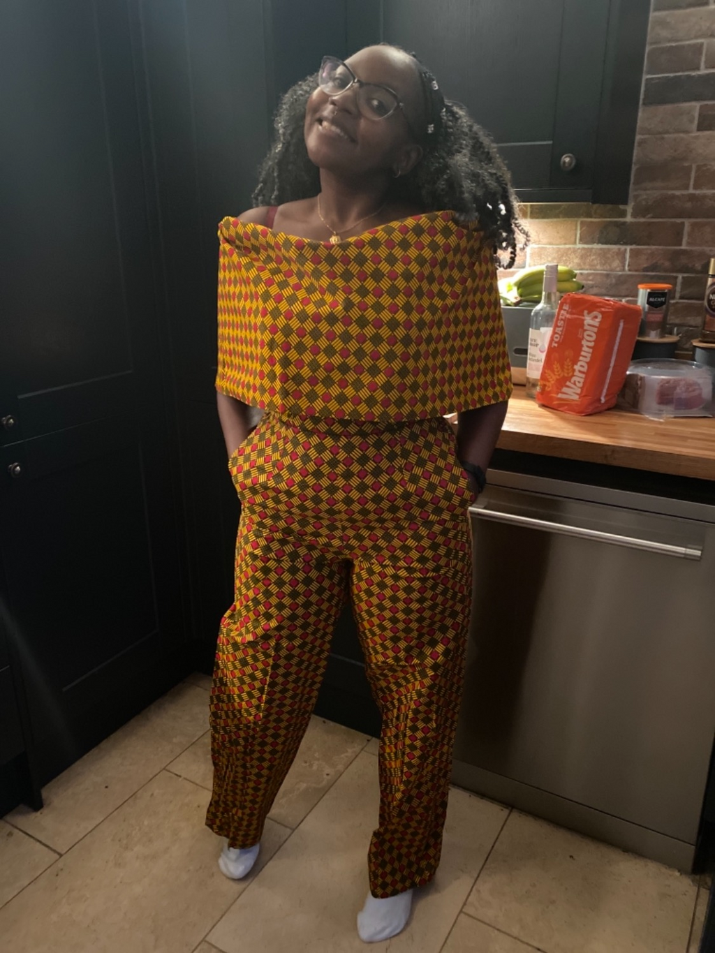 Pre Order Makeda Orange Jumpsuit [Ships in 2 weeks]