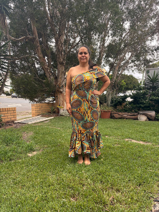 Ewu One Shoulder Dress