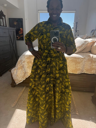Amahle Yellow Dress