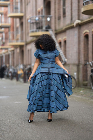 Pre order Zoan Blue Maxi Dress