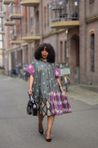Tolulope Ankara Chic Shirt Dress