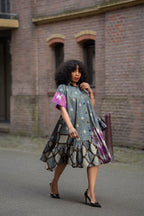 Tolulope Ankara Chic Shirt Dress