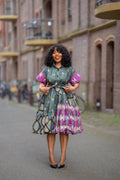 Tolulope Ankara Chic Shirt Dress