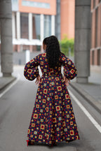 Alana Royal Mosaic Dress