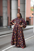 Alana Royal Mosaic Dress