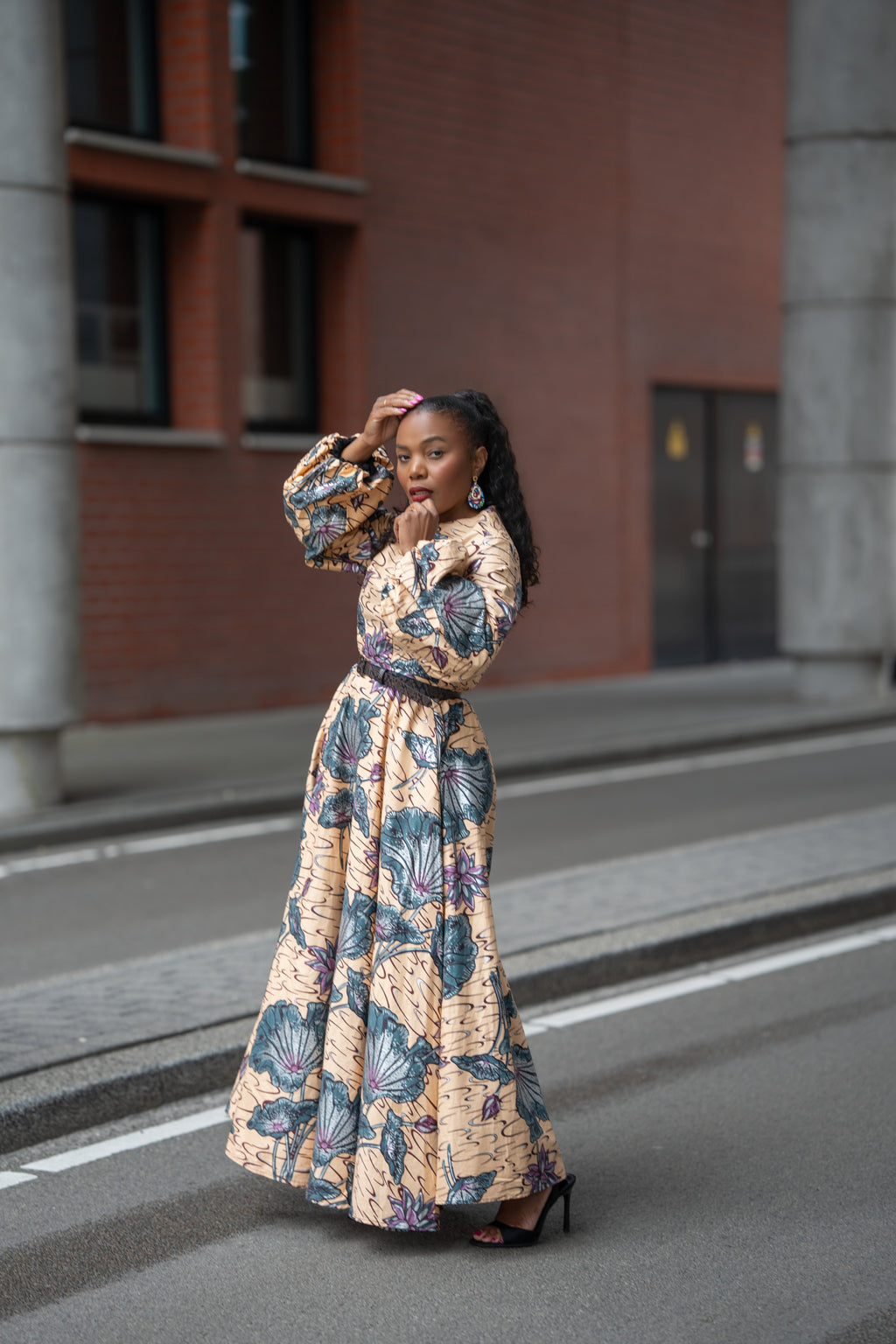 Alana Silver Bloom Dress