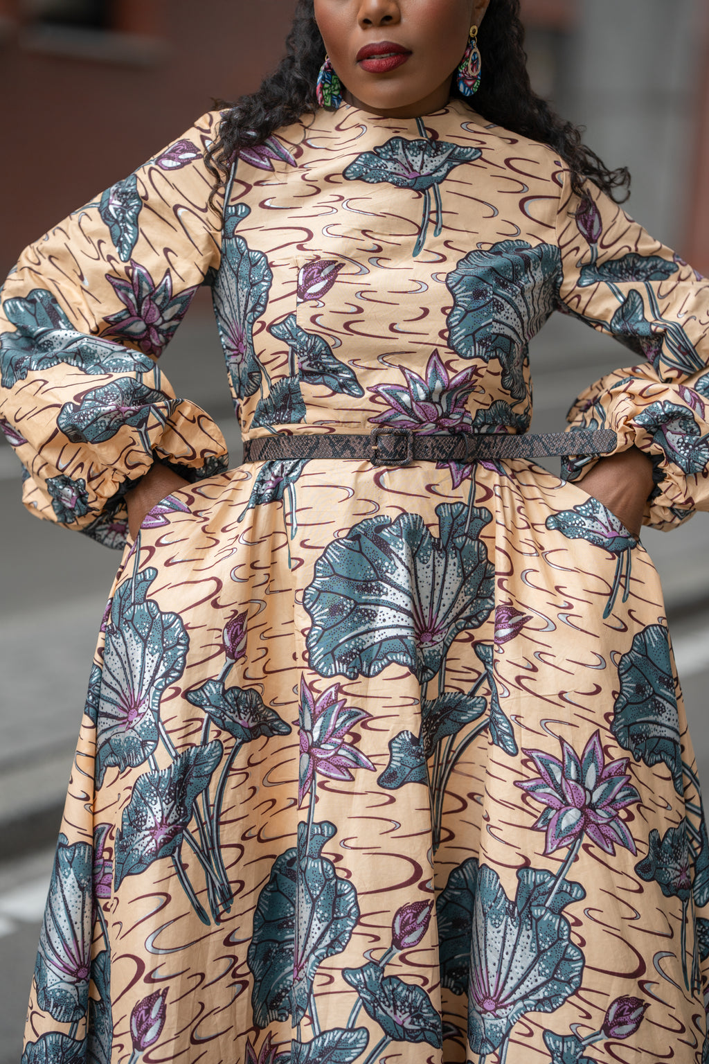 Alana Silver Bloom Dress