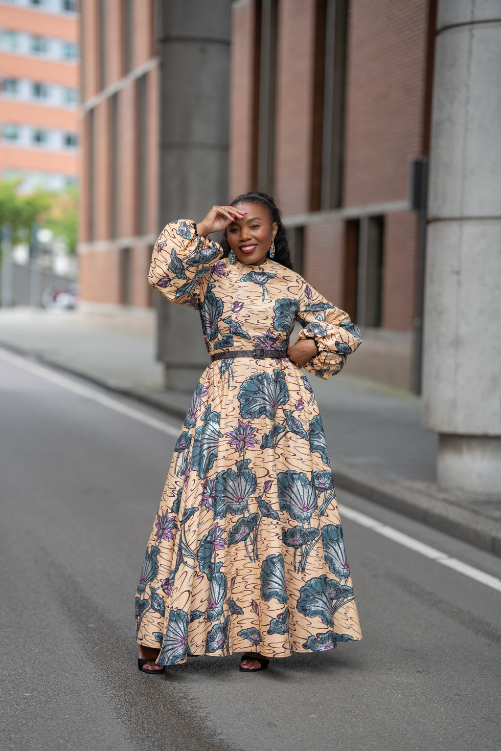 Alana Silver Bloom Dress