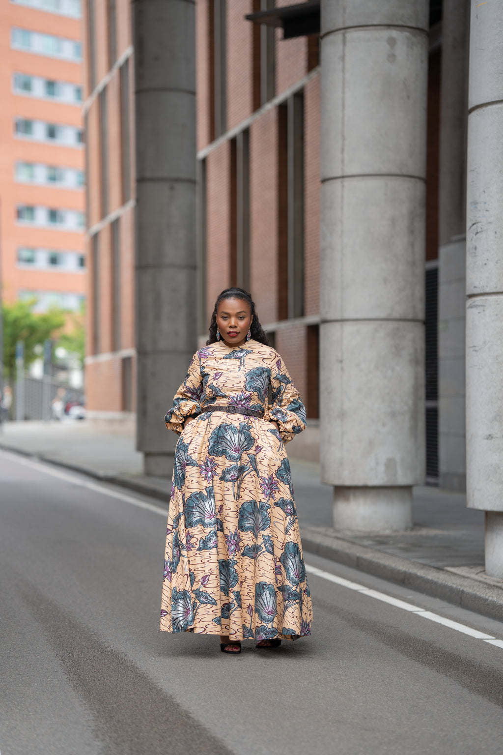 Alana Silver Bloom Dress
