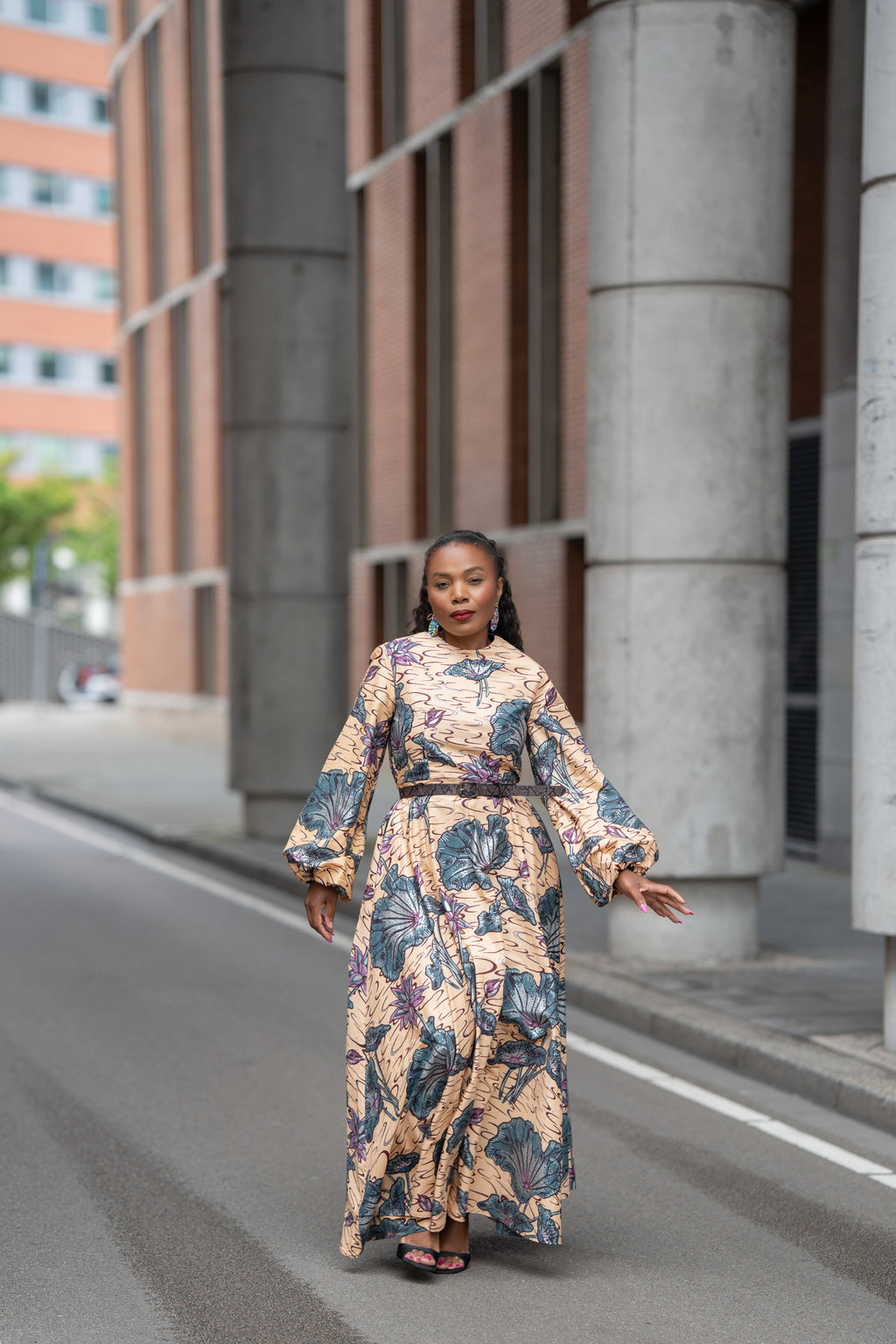 Alana Silver Bloom Dress