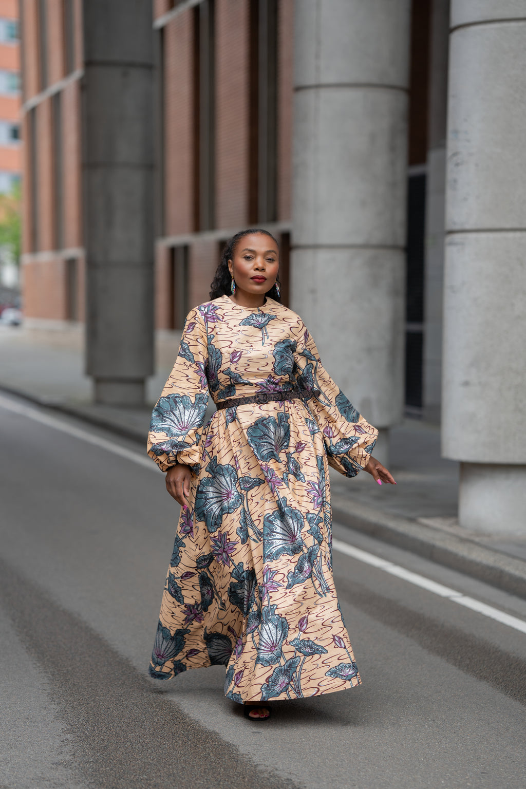 Alana Silver Bloom Dress