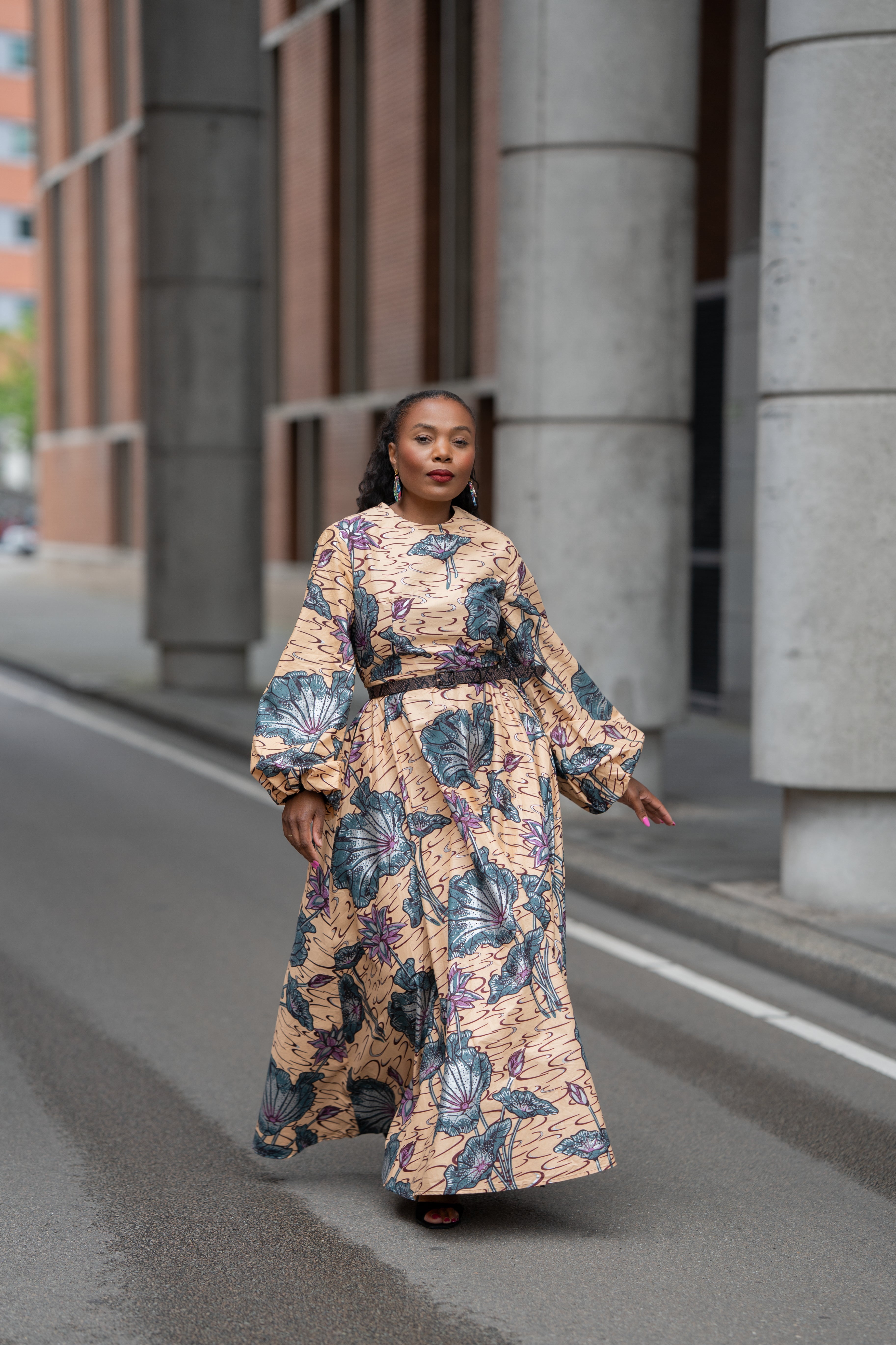 Alana Silver Bloom Dress