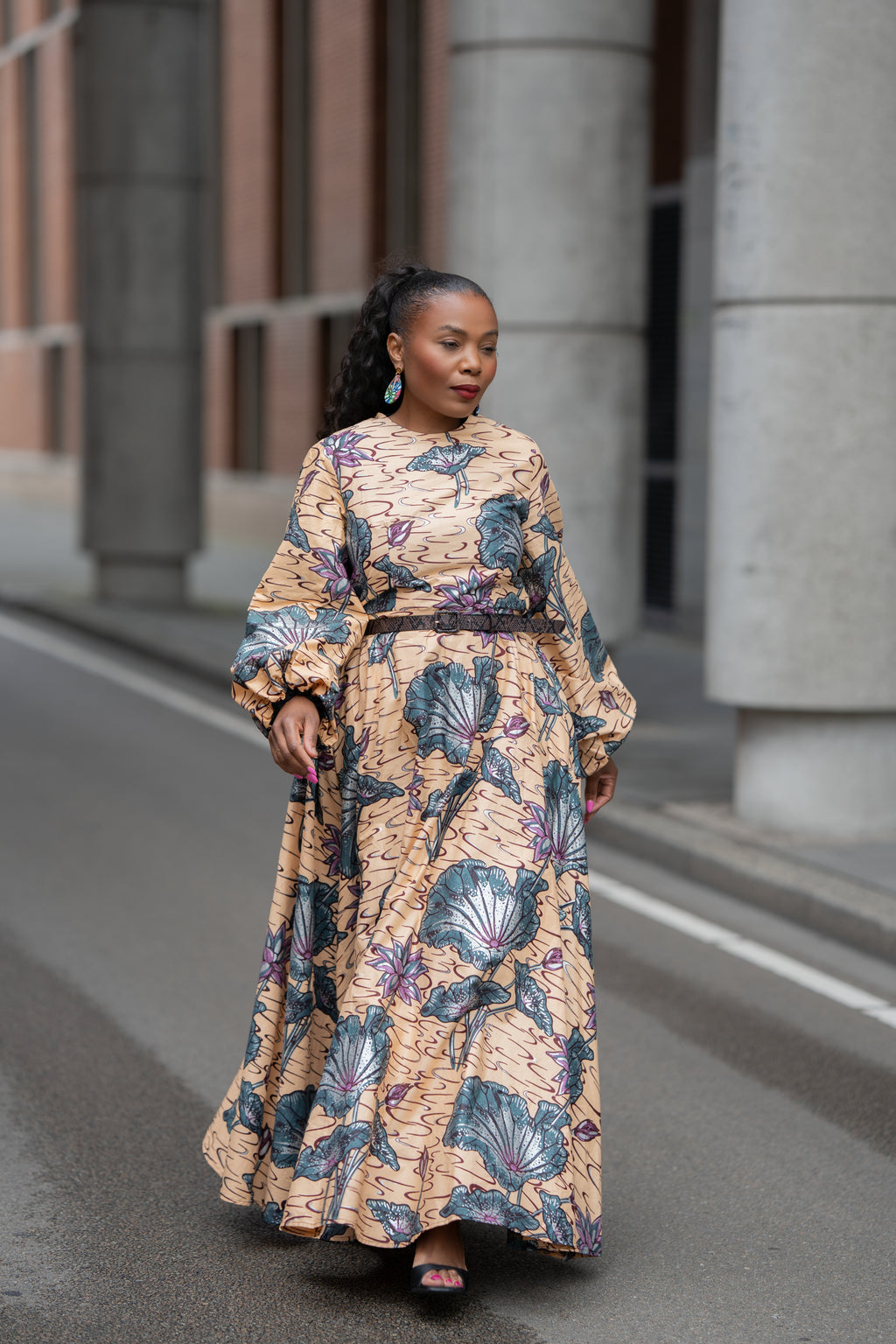 Alana Silver Bloom Dress