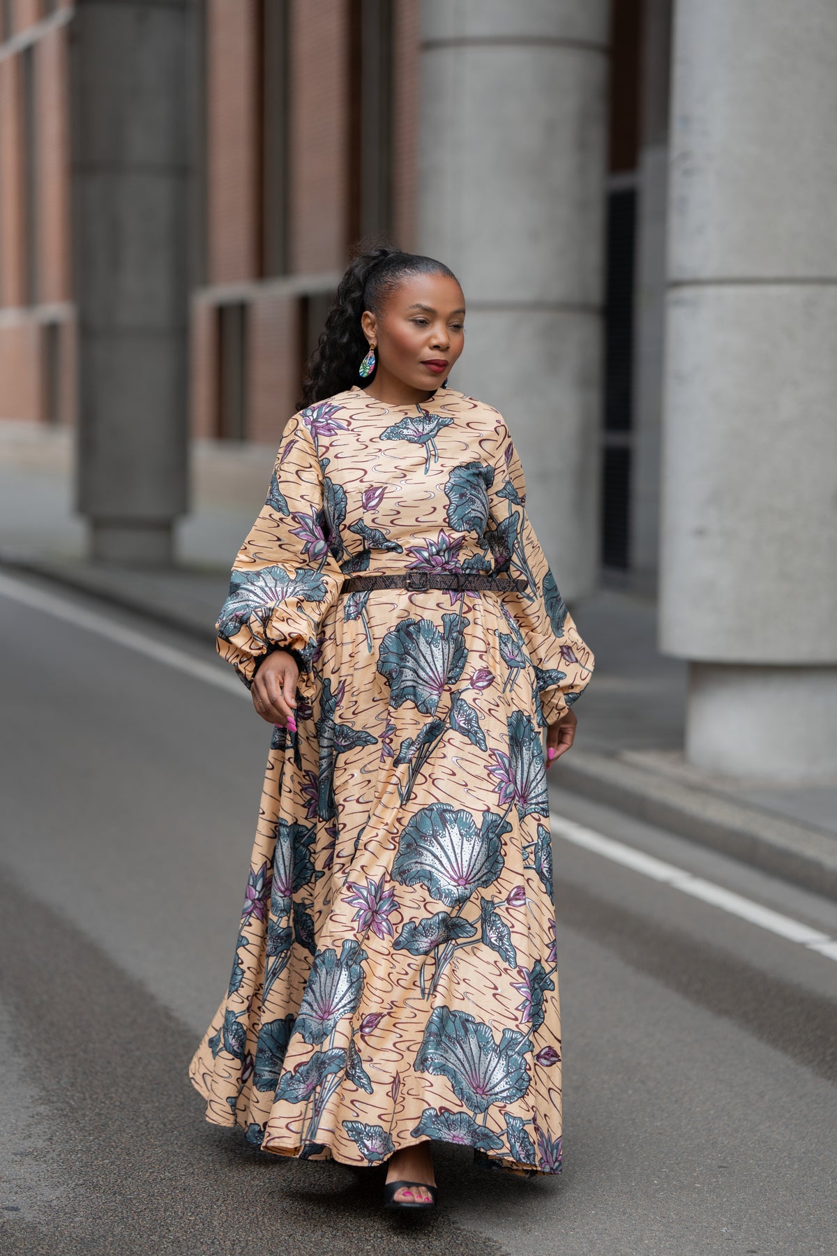 Alana Silver Bloom Dress