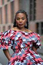 Moremi Purple and Pink Print Set